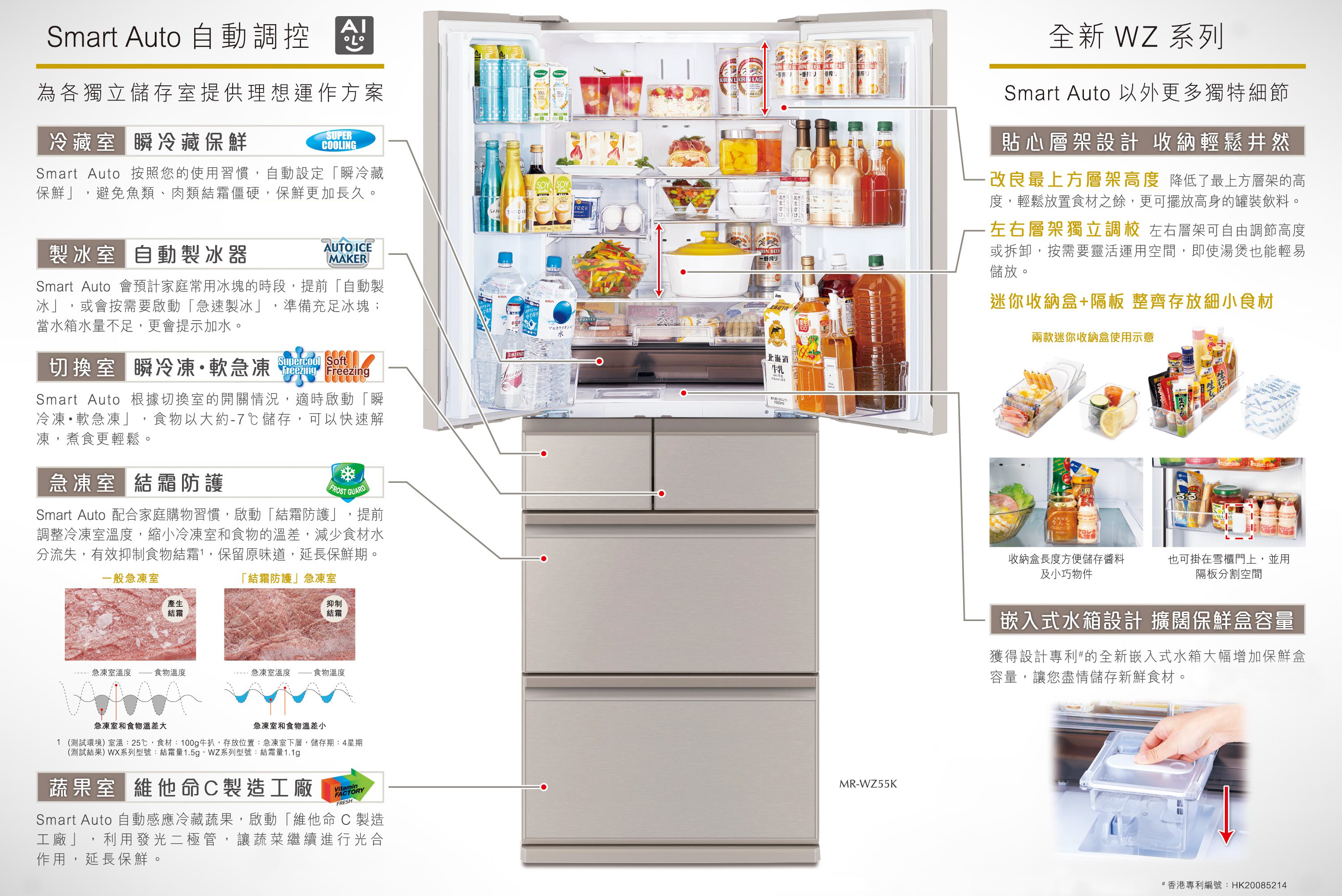 MR-WZ55K | 環保雪櫃| 三菱電機(香港)有限公司
